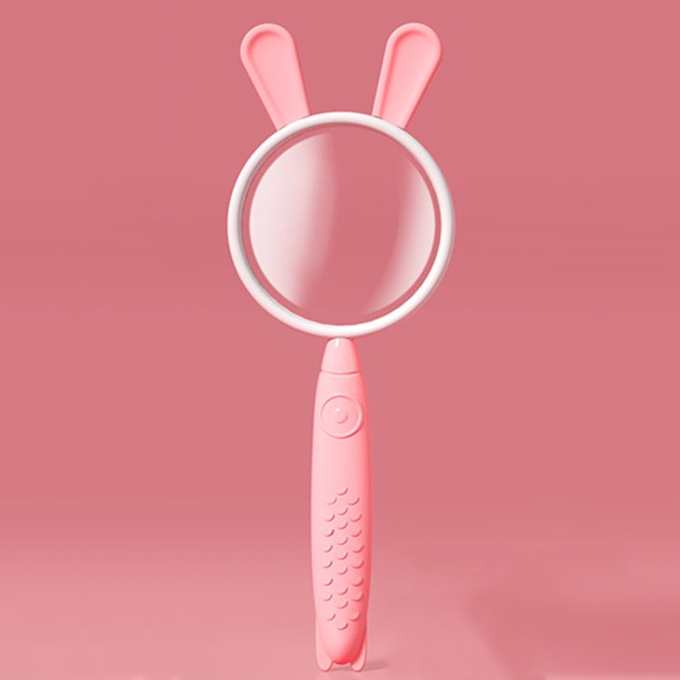 Jouet loupe HD 3x loupe dessin animé cadeau pour enfants, lapin rose, ours café, chaton bleu, cerf jaune
