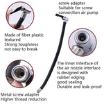 Tube d'extension de valve Schrader pour pompe gonflable bouche d'inflation rapide pour pneu, tube d'extension de bouche