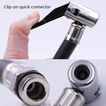 Tube d'extension de valve Schrader pour pompe gonflable bouche d'inflation rapide pour pneu, tube d'extension de bouche