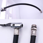 Tube d'extension de valve Schrader pour pompe gonflable bouche d'inflation rapide pour pneu, tube d'extension de bouche