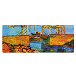 Am002 Grand tapis de souris en caoutchouc pour bureau avec peinture à l'huile, bords cousus 300x800x4mm, sans bords cousus 400x900x1.5mm, bords cousus 400x900x3mm, bords cousus 400x900x2mm, bords cousus 300x800x2mm