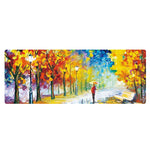Am002 Grand tapis de souris en caoutchouc pour bureau avec peinture à l'huile, bords cousus 300x800x4mm, sans bords cousus 400x900x1.5mm, bords cousus 400x900x3mm, bords cousus 400x900x2mm, bords cousus 300x800x2mm