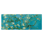 Am002 Grand tapis de souris en caoutchouc pour bureau avec peinture à l'huile, bords cousus 300x800x4mm, sans bords cousus 400x900x1.5mm, bords cousus 400x900x3mm, bords cousus 400x900x2mm, bords cousus 300x800x2mm