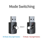 Émetteur Bluetooth 5.0 Récepteur AUX Adaptateur audio USB double sortie pour ordinateur, M136