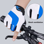 GIYO S-14 Gants de Vélo Mi-Doigts, Gants à Coussinet de Paume Absorbant les Chocs en GEL, S, M, L, XL, XXL