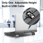Refroidisseur d'ordinateur portable double USB NUOXI M10