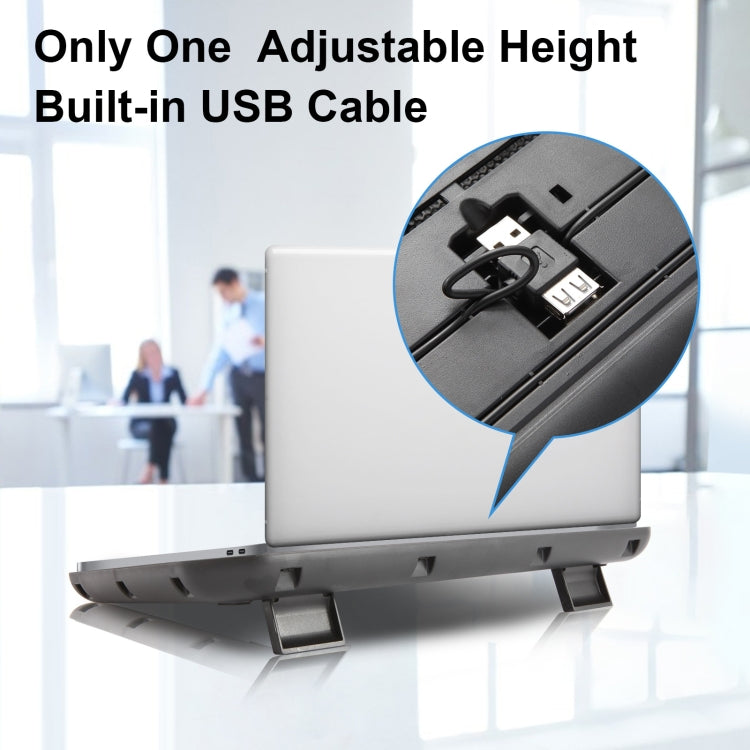 Refroidisseur d'ordinateur portable double USB NUOXI M10