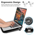 Refroidisseur d'ordinateur portable double USB NUOXI M10