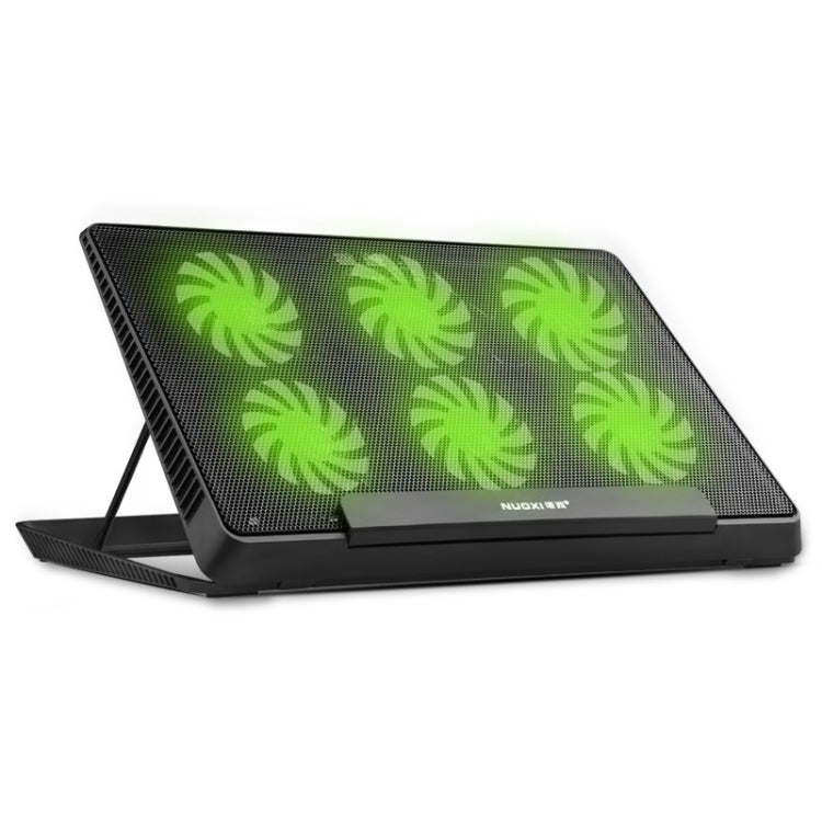 Base de refroidissement pour ordinateur portable en maille métallique NUOXI H8, H8 6 ventilateurs