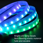 Car LED Streamer Decorative Hood Atmosphere Lights, Style:, Monochrome White Light, Monochrome Yellow Light, Monochrome Ice Blue Light, Monochrome Blue Light, Monochrome Red Light, Monochrome Pink Purple Light, Monochrome Green Light, APP Colorful Ligh...