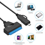 Câble adaptateur disque dur T10 USB3.1 vers SATA facile à utiliser