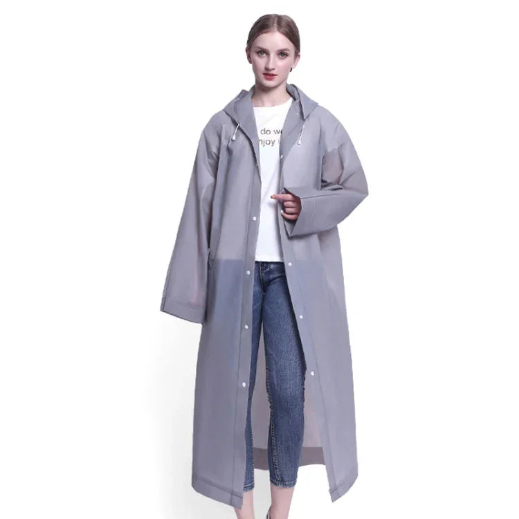 Imperméable coupe-vent adulte épaissi à joint, couleur livrée aléatoirement, style :, type ouvert, type à poutre