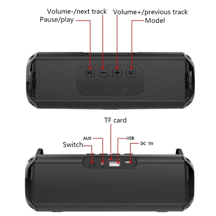 Enceinte Bluetooth Surround HIFI 10W S5