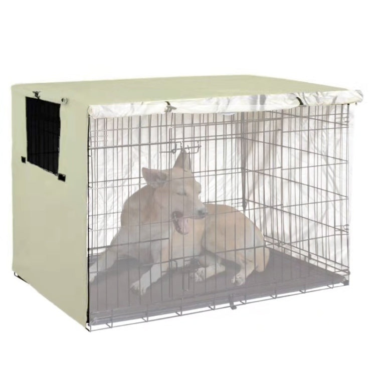 Housse de cage pour animaux de compagnie en tissu Oxford, anti-poussière, imperméable et pare-soleil pour meubles d'extérieur, 63,5 x 48 x 50 cm, 79 x 50,8 x 53 cm, 94 x 61 x 63,5 cm, 109 x 74 x 76 cm, 124,5 x 79 x 84 cm