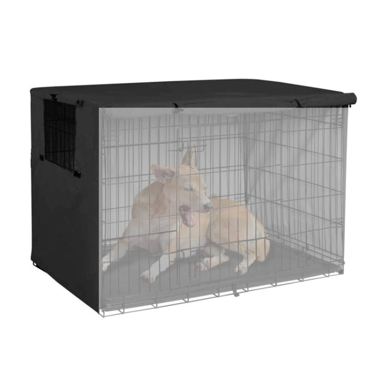 Housse de cage pour animaux de compagnie en tissu Oxford, anti-poussière, imperméable et pare-soleil pour meubles d'extérieur, 63,5 x 48 x 50 cm, 79 x 50,8 x 53 cm, 94 x 61 x 63,5 cm, 109 x 74 x 76 cm, 124,5 x 79 x 84 cm