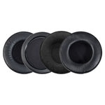 2 pièces de cache-oreilles pour Audio-Technica AD1000X AD2000X AD900X AD700X, Style : Cuir protéiné noir, Cuir protéiné épais noir, Flanelle noire, Peau d'agneau noire, Serre-tête plein, Serre-tête creux