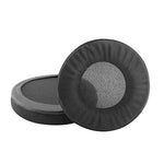 2 pièces de cache-oreilles pour Audio-Technica AD1000X AD2000X AD900X AD700X, Style : Cuir protéiné noir, Cuir protéiné épais noir, Flanelle noire, Peau d'agneau noire, Serre-tête plein, Serre-tête creux