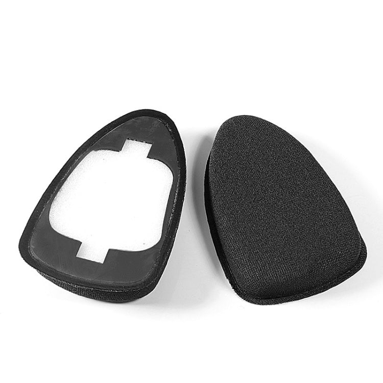 2 pièces de cache-oreilles pour Audio-Technica AD1000X AD2000X AD900X AD700X, Style : Cuir protéiné noir, Cuir protéiné épais noir, Flanelle noire, Peau d'agneau noire, Serre-tête plein, Serre-tête creux