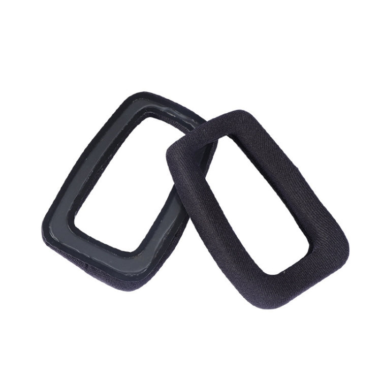 2 pièces de cache-oreilles pour Audio-Technica AD1000X AD2000X AD900X AD700X, Style : Cuir protéiné noir, Cuir protéiné épais noir, Flanelle noire, Peau d'agneau noire, Serre-tête plein, Serre-tête creux