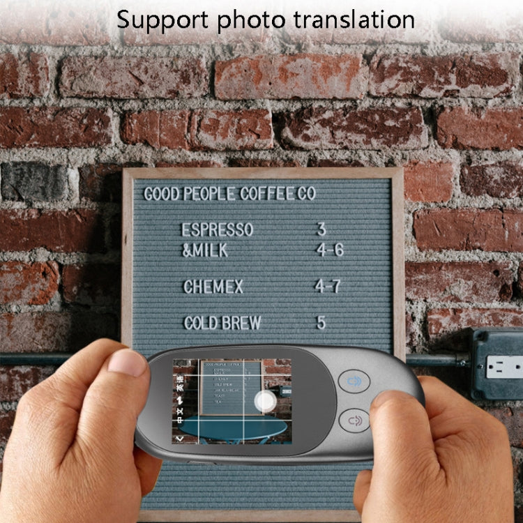 Traducteur vocal intelligent de voyage simultané, enregistrement numérisé, blanc, noir