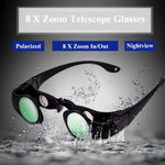 Jumelles de pêche 8x zoomables, Style :, seulement télescope, télescope + clip gris, télescope + clip jaune, télescope + clip rouge, télescope + clip gris jaune, télescope + clip gris rouge, télescope + clip jaune rouge, télescope + clip tricolore