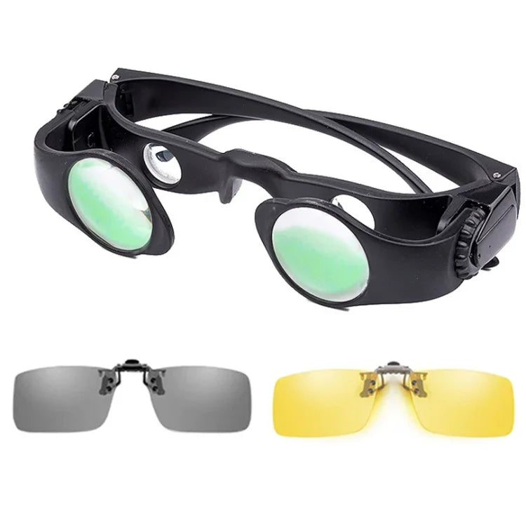 Jumelles de pêche 8x zoomables, Style :, seulement télescope, télescope + clip gris, télescope + clip jaune, télescope + clip rouge, télescope + clip gris jaune, télescope + clip gris rouge, télescope + clip jaune rouge, télescope + clip tricolore