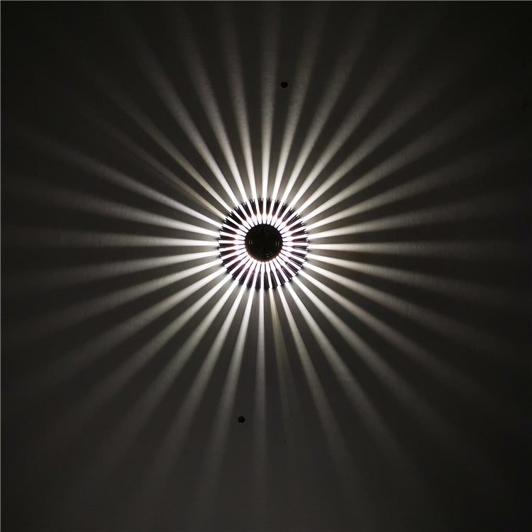 Lumière d'allée LED en aluminium, lampe de couloir décorative Tournesol, installation visible 1W, installation visible 3W, installation invisible 1W, installation invisible 3W