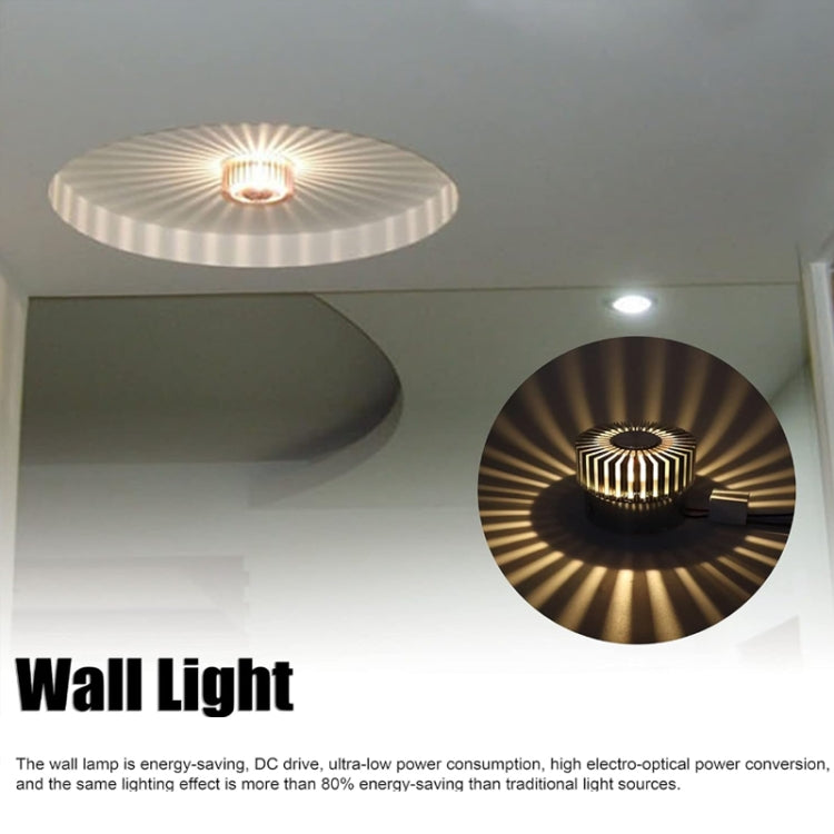 Lumière d'allée LED en aluminium, lampe de couloir décorative Tournesol, installation visible 1W, installation visible 3W, installation invisible 1W, installation invisible 3W