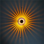 Lumière d'allée LED en aluminium, lampe de couloir décorative Tournesol, installation visible 1W, installation visible 3W, installation invisible 1W, installation invisible 3W