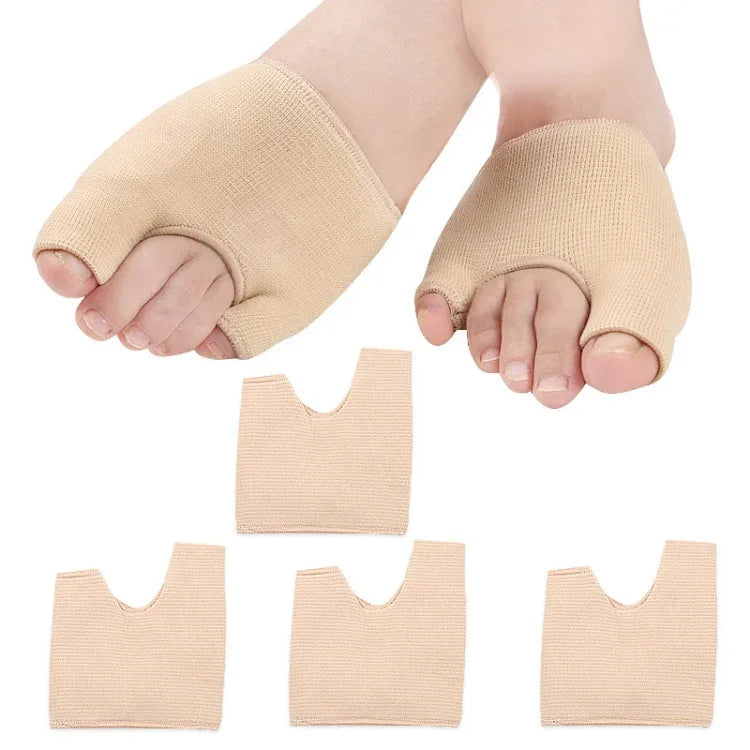 1 paire de chaussettes correctrices de l'hallux valgus avec coussinets d'avant-pied filetés en forme de U, S, L
