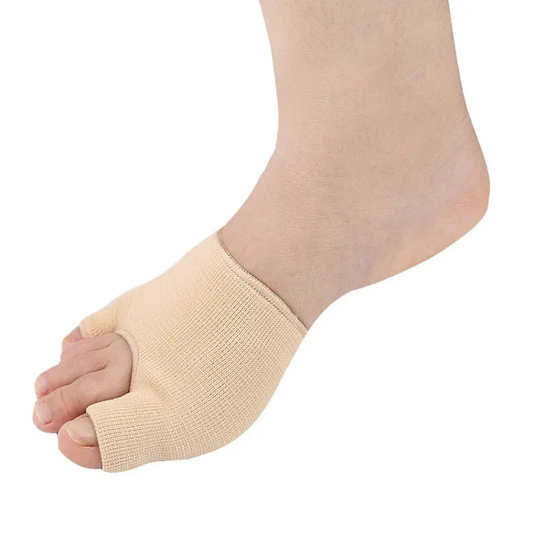 1 paire de chaussettes correctrices de l'hallux valgus avec coussinets d'avant-pied filetés en forme de U, S, L