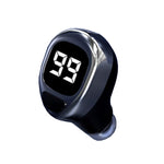 Écouteur Bluetooth F6 Mini Invisible, affichage numérique, F6 Noir, F6 Blanc