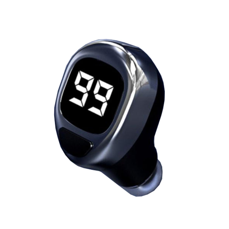 Écouteur Bluetooth F6 Mini Invisible, affichage numérique, F6 Noir, F6 Blanc
