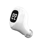 Écouteur Bluetooth F6 Mini Invisible, affichage numérique, F6 Noir, F6 Blanc