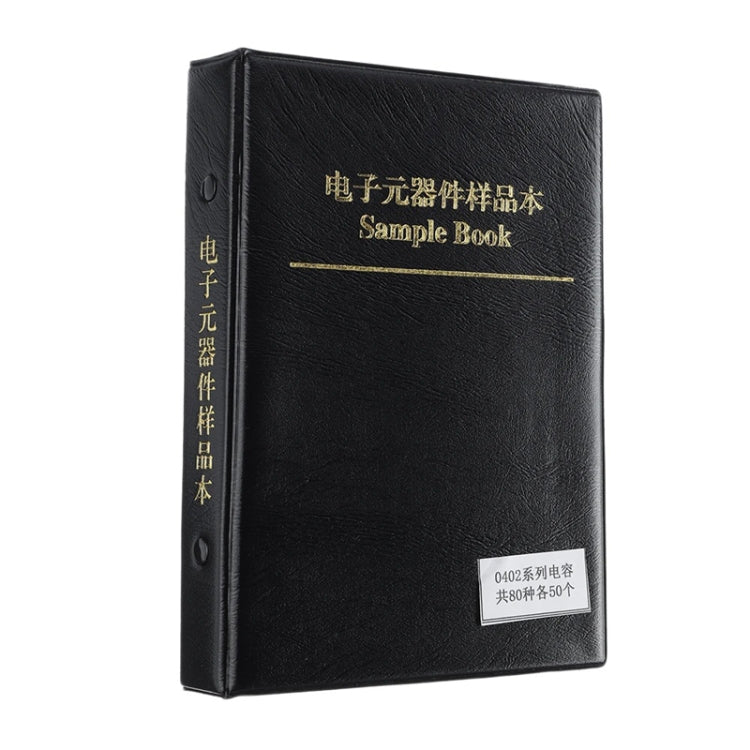 Livre d’échantillons de composants électroniques condensateurs SMD 0402