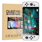Kit de rangement pour console Switch OLED : coque en cristal, capuchon de protection, film de protection et pochette de rangement. Contient : pochette de rangement blanche 14 en 1 (avec dragonne) et pochette de rangement blanche 16 en 1.