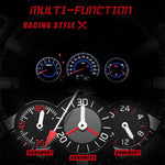 Montre quartz multifonction étanche FNGEEN 5225, surface bleue acier bleu rose, surface noire acier noir rose, surface noire acier noir noir, surface blanche acier blanc noir, surface blanche cercle noir acier noir