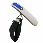 Pèse-bagages électronique portable en acier inoxydable, balance express, noir, blanc