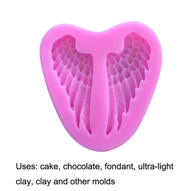 Moule en silicone en forme d'ailes d'ange (5 pièces) pour la pâtisserie, ailes d'ange