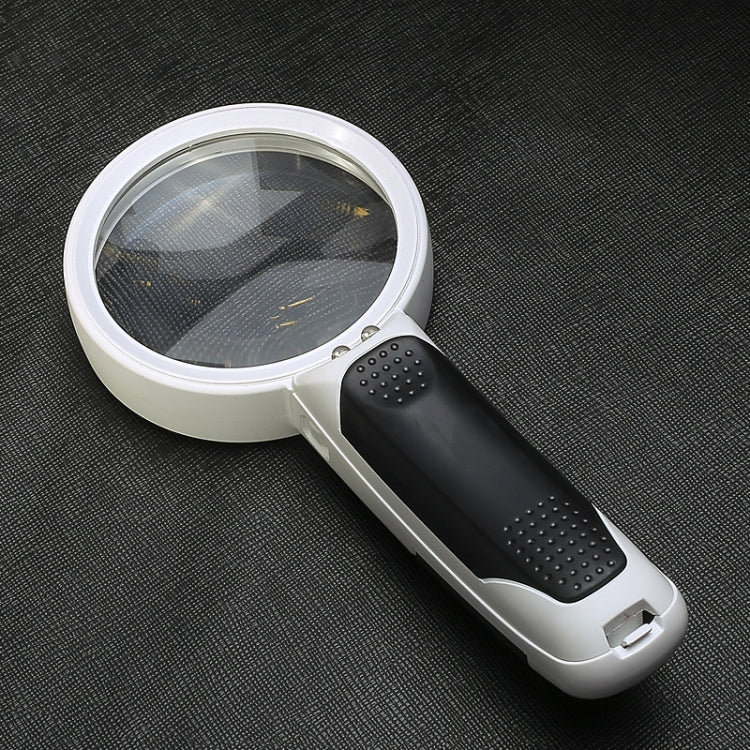 Loupe de lecture portative avec lumière LED grossissement 10 fois, modèle 77350B