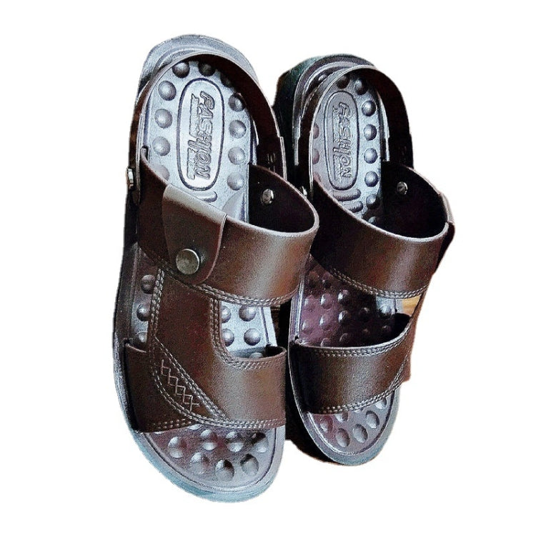 Sandales et chaussons antidérapants à double usage pour homme, chaussures de plage décontractées, tailles 40, 41, 42, 43, 44, 45, 46, 47