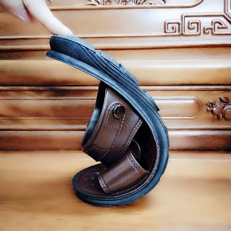 Sandales et chaussons antidérapants à double usage pour homme, chaussures de plage décontractées, tailles 40, 41, 42, 43, 44, 45, 46, 47