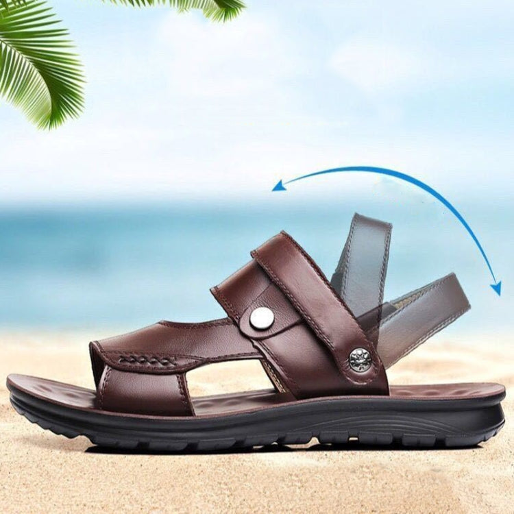 Sandales et chaussons antidérapants à double usage pour homme, chaussures de plage décontractées, tailles 40, 41, 42, 43, 44, 45, 46, 47
