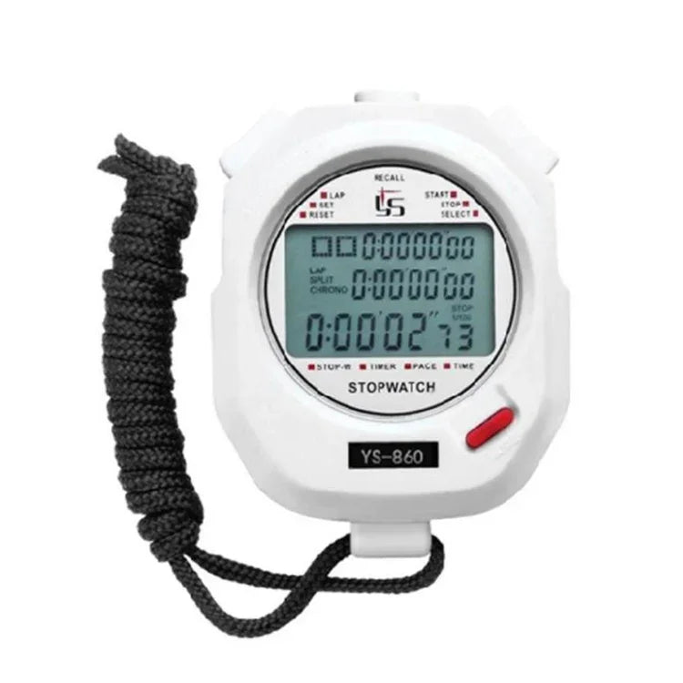 Chronomètre électronique YS pour l'athlétisme et la course, Style : YS-810 10 mémoires (noir), YS-830 30 mémoires (noir), YS-860 60 mémoires (noir), YS-8100 100 mémoires (noir), YS-810 10 mémoires (blanc), YS-830 30 mémoires (blanc)