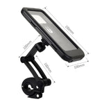 Sac étanche pour téléphone portable de vélo de montagne, noir