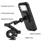 Sac étanche pour téléphone portable de vélo de montagne, noir