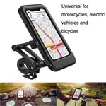 Sac étanche pour téléphone portable de vélo de montagne, noir