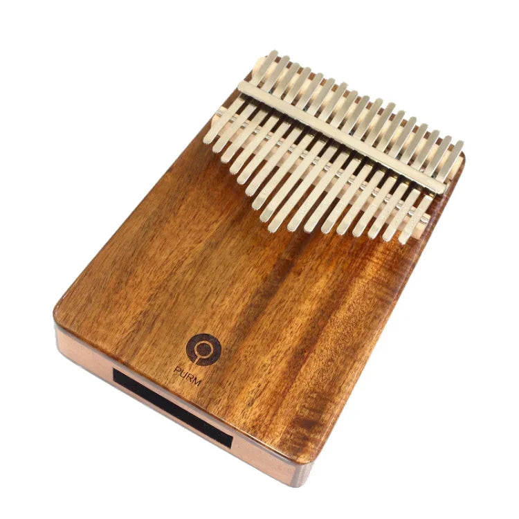 PURM Kalimba Piano à pouces, instrument de musique portable pour débutants, en bois d'acacia 17 tons, en acajou 17 tons, en acajou 21 tons