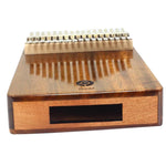 PURM Kalimba Piano à pouces, instrument de musique portable pour débutants, en bois d'acacia 17 tons, en acajou 17 tons, en acajou 21 tons