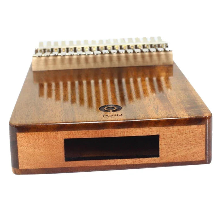 PURM Kalimba Piano à pouces, instrument de musique portable pour débutants, en bois d'acacia 17 tons, en acajou 17 tons, en acajou 21 tons